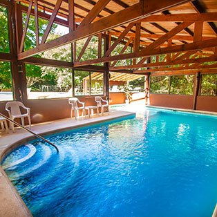 Indoor climatized pool